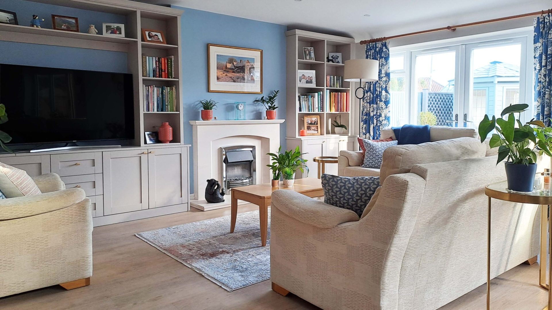 old basing open plan lounge